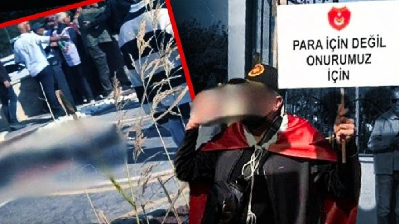 2 çocuk babası emekli AYM önünde canına kıydı