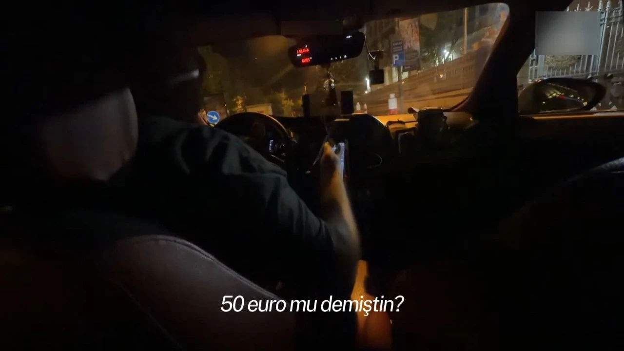 300 liralık yol için 7 bin 300 lira alan taksici tutuklandı