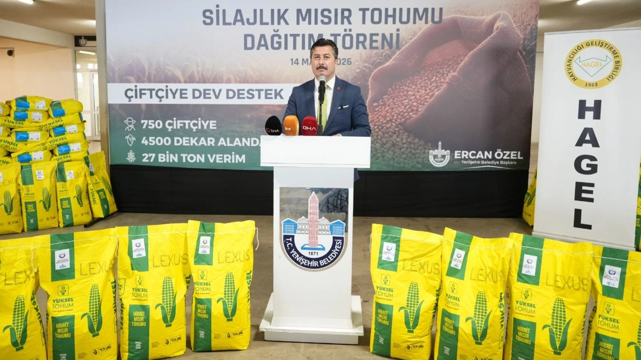 750 çiftçiye silajlık mısır tohumu dağıtıldı
