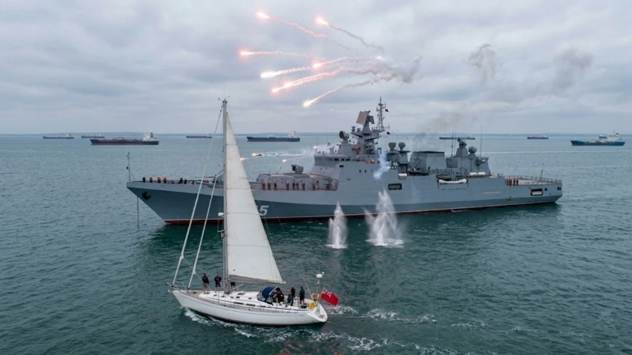 Admiral Grigorovich adlı Rus savaş gemisinden uyarı ateşi aldı
