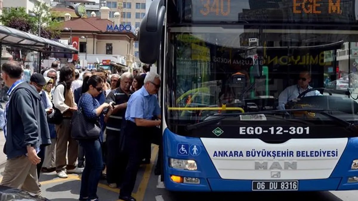 Ankara'da şehir içi toplu taşıma ücretlerine zam yapıldı