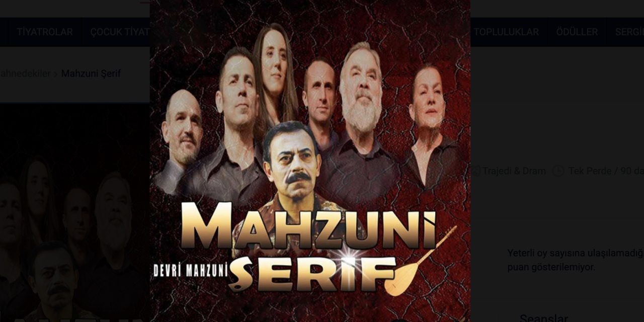 Aşık Mahzuni Şerif oyunu yasaklandı: Tiyatro Kooperatifi ise durdurulması istemiyle dava açtı