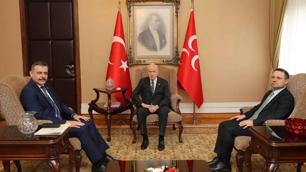 Bakan Çiftçi ve Bakan Gürlek, Bahçeli'yi ziyaret etti