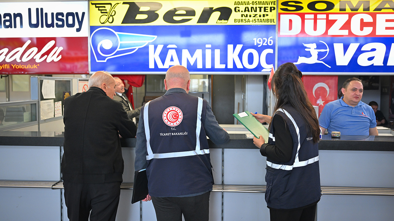 Bayram öncesi hal, otogar ve marketlerde fiyat denetimi