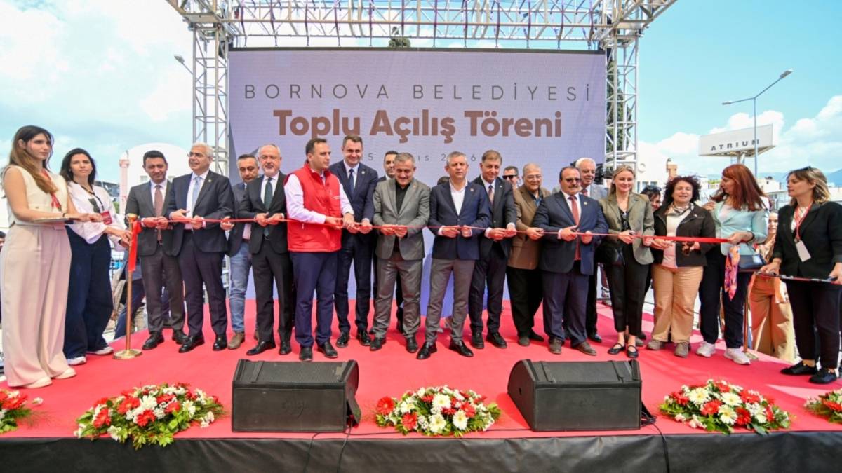 CHP Lideri Özel, Bornova'da üç önemli projeyi hizmete açtı