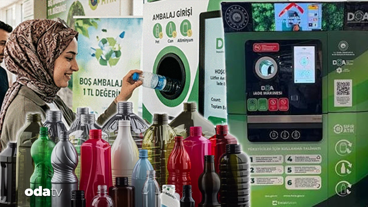 Depozito Yönetim Sistemi'nin (DYS) başlamasıyla ulusal zincir marketlerde pet şişe su ve soda fiyatlarına zam geldi