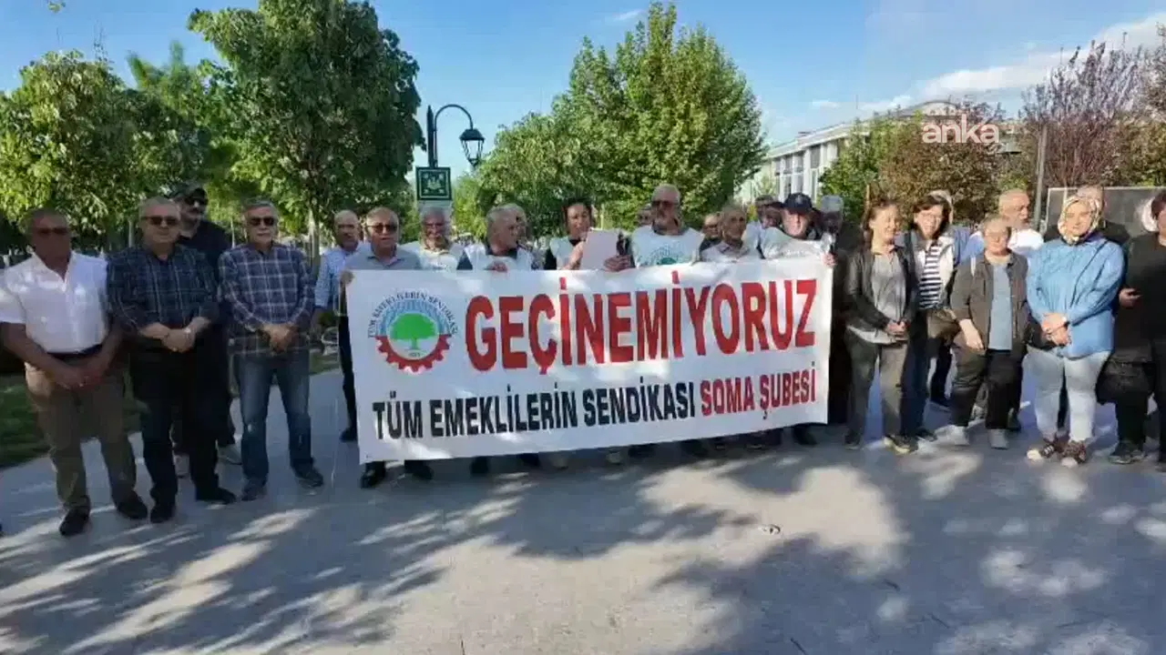 Emekliler Soma'da meydanlara çıktı
