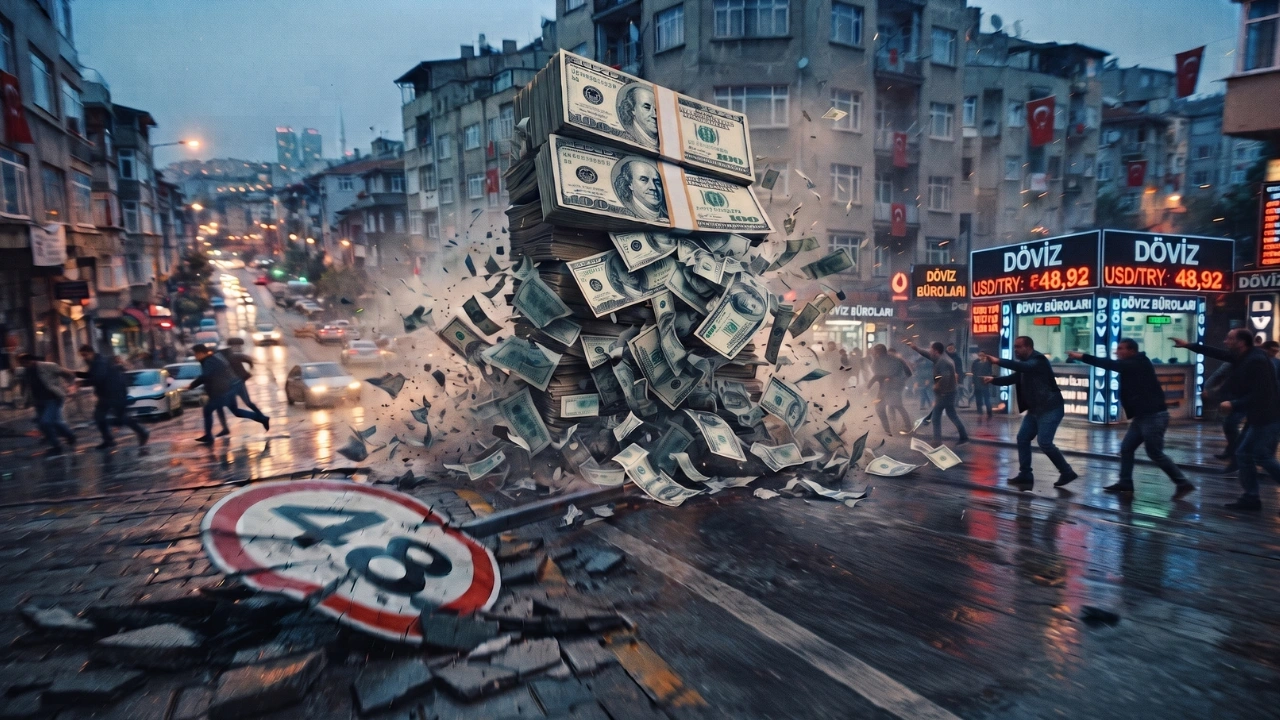 Euro rekor kırarken dolar 48 liranın kapısına dayandı