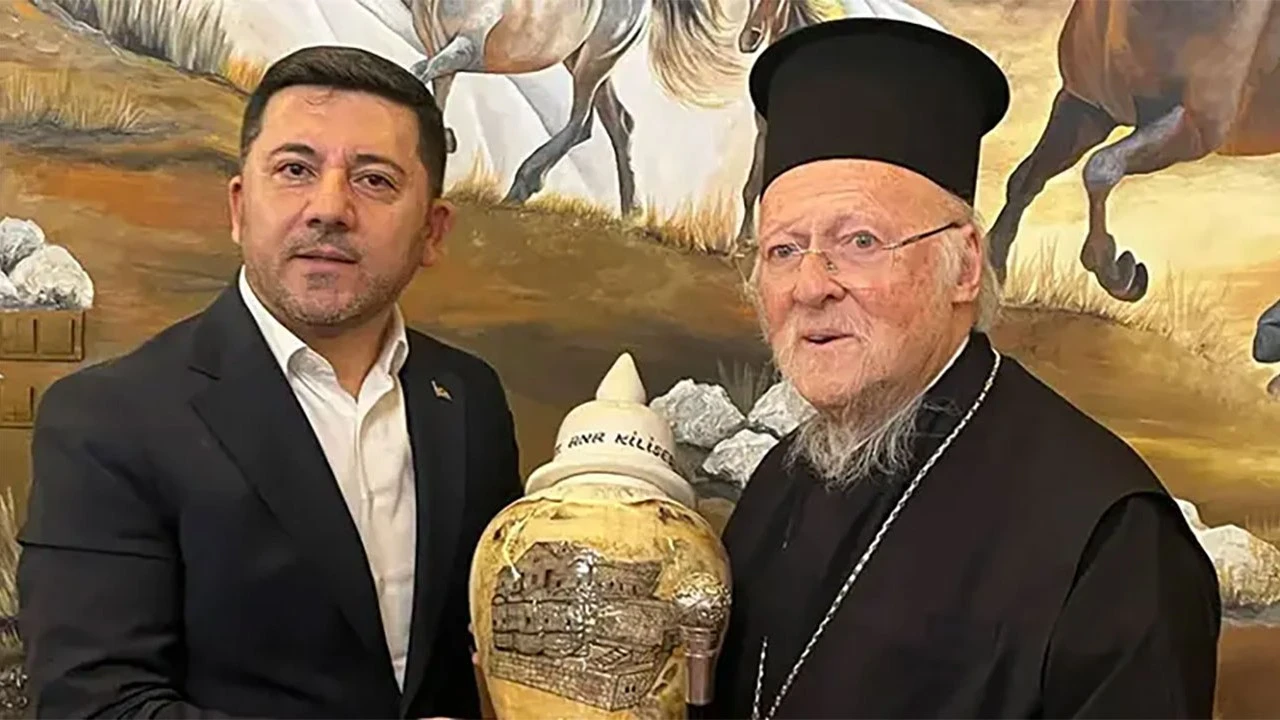 Fener Rum Patriği Bartholomeos, ayin için Nevşehir'e geldi