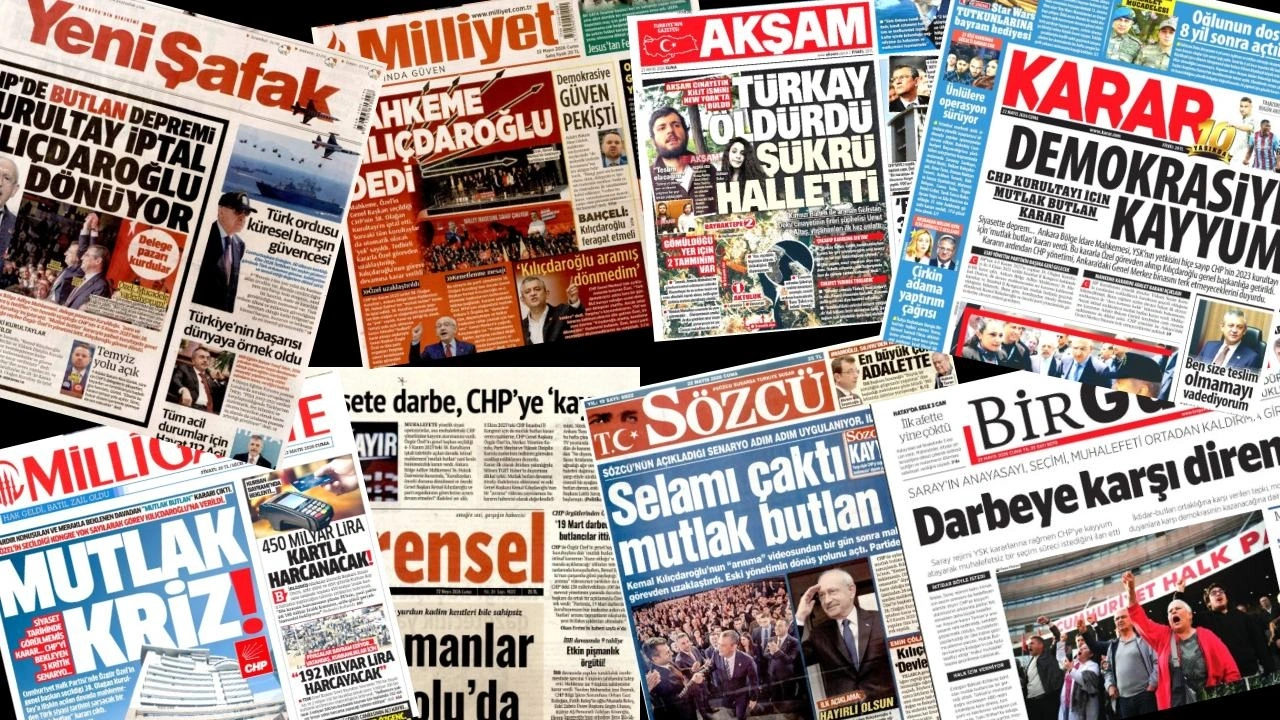 Gazeteler CHP'ye butlan darbesini nasıl gördü?
