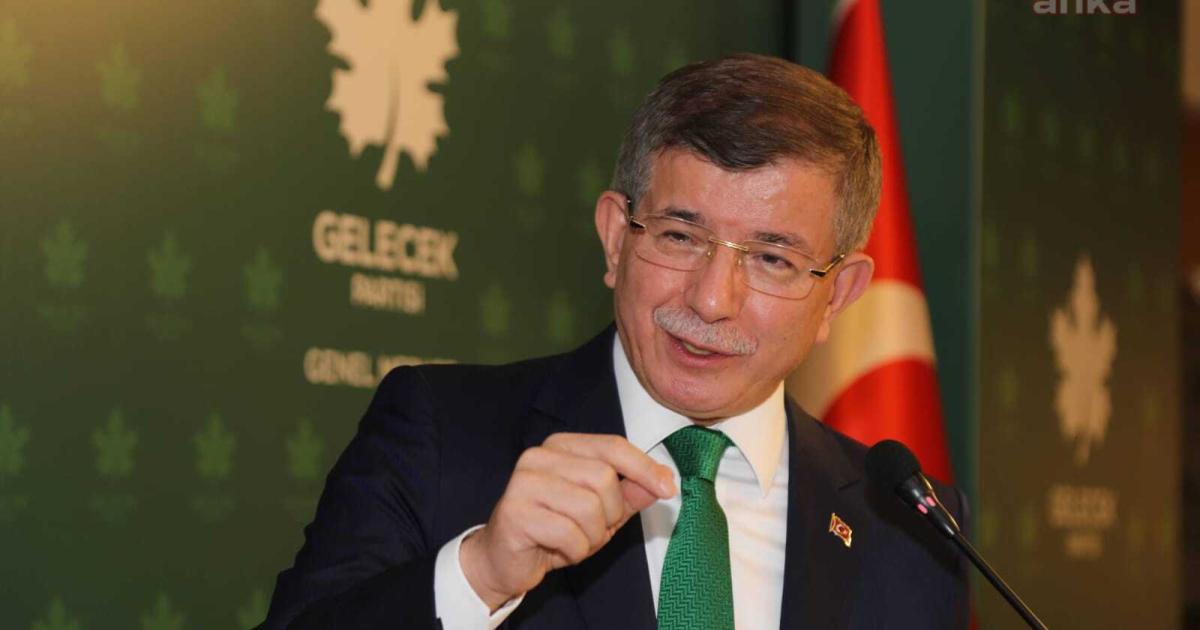 Gelecek Partisi Genel Başkanı Ahmet Davutoğlu