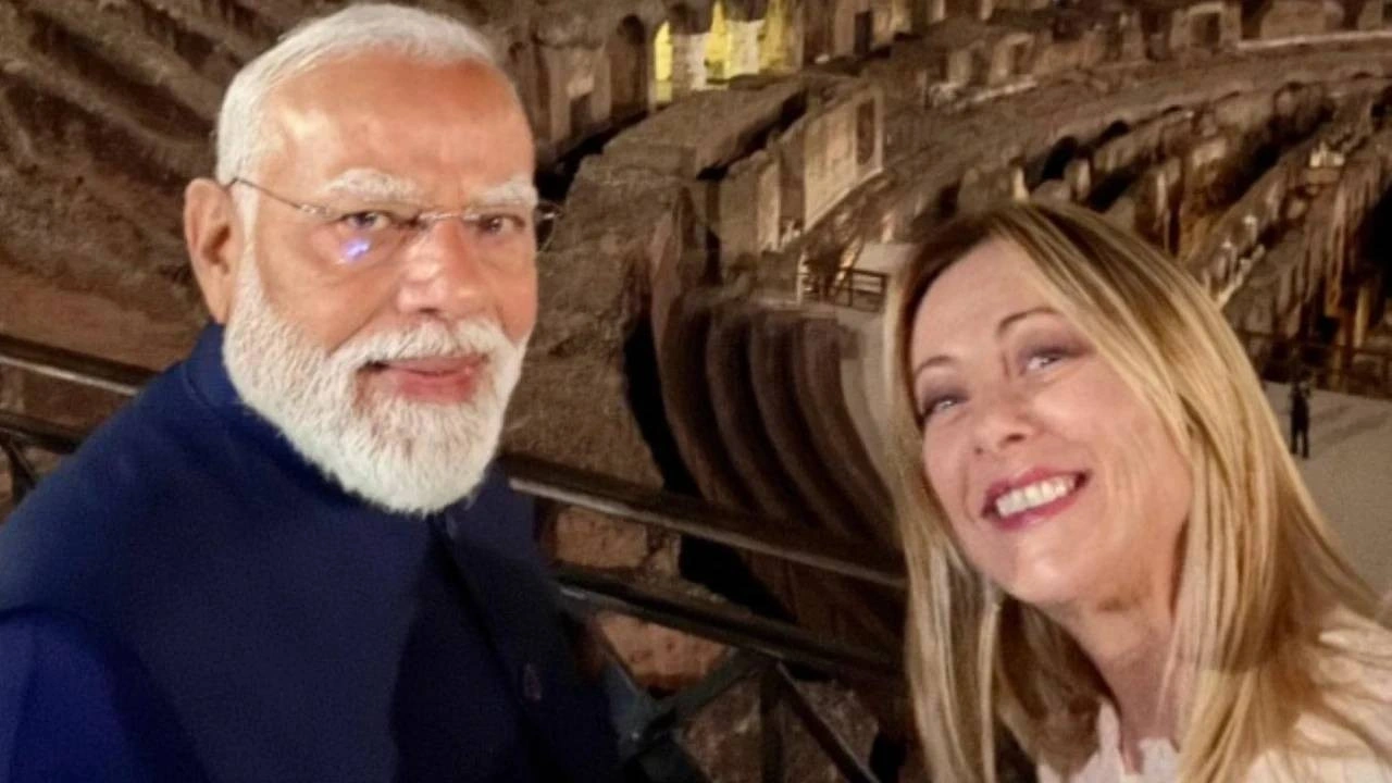 Hindistan lideri ile İtalya liderinin videosu çok konuşuldu! Meloni'ye "melodi" şekeri