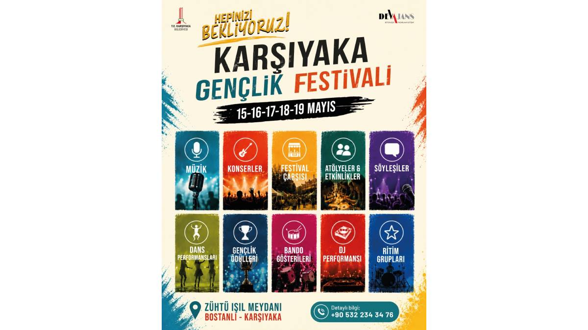 Karşıyaka'da 19 Mayıs coşkusu başlıyor!