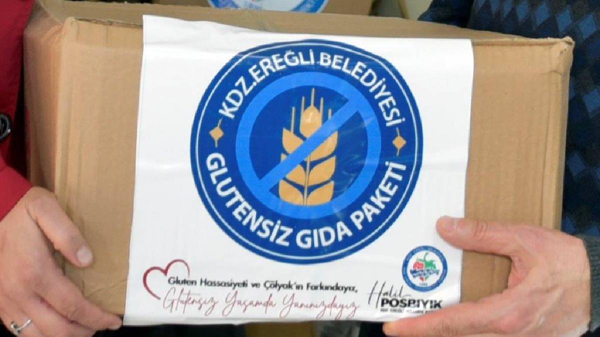 Kdz. Ereğli Belediyesi, çölyak hastalarına glütensiz gıda desteğinde bulunuyor