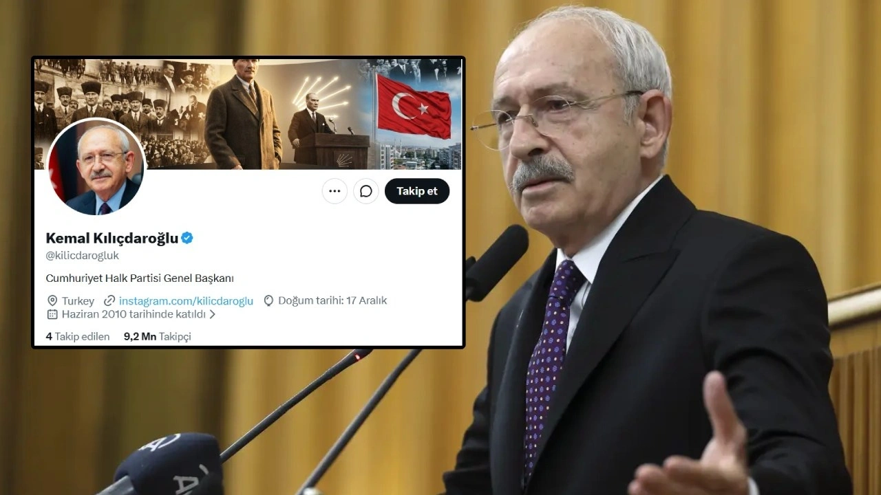 Kılıçdaroğlu sosyal medya profili içinde beklemedi
