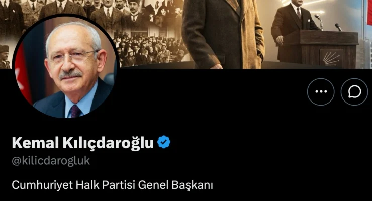 Kılıçdaroğlu, X hesabını 'CHP genel başkanı' olarak güncelledi