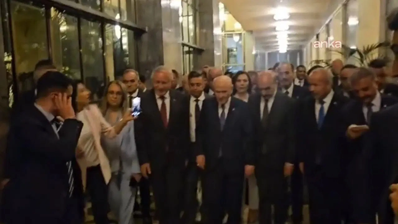 MHP Genel Başkanı Devlet Bahçeli, TBMM Başkanı Numan Kurtulmuş ile görüştü