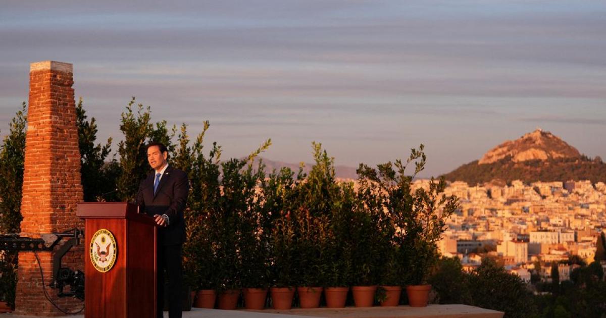 Rubio, Amerika'ya Atina'dan bir gelecek anlatıyor!