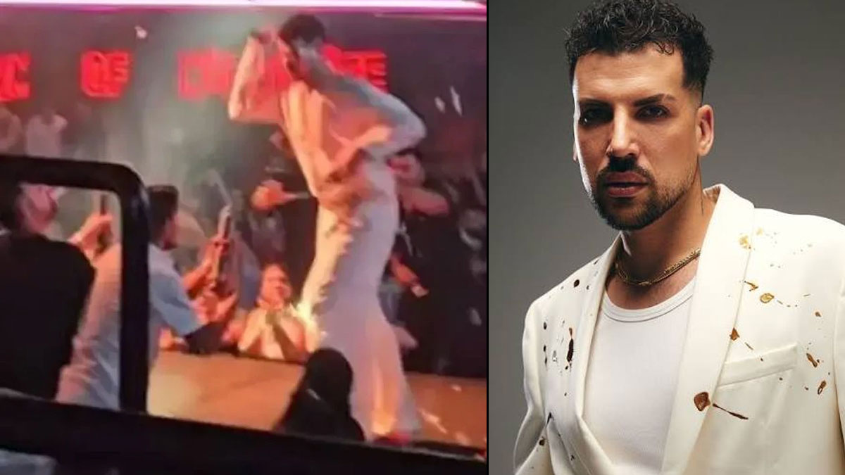 Sosyal medya fenomeni ve DJ Kerimcan Durmaz, Antalya'daki sahne performansı sırasında yaşanan bir olayla öne çıktı