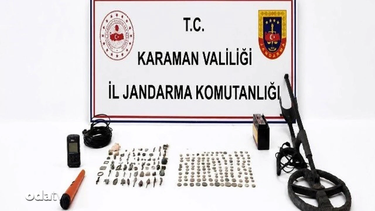 Tarihi eser kaçakçılarına operasyon: Karaman'da 12 kişi tutuklandı