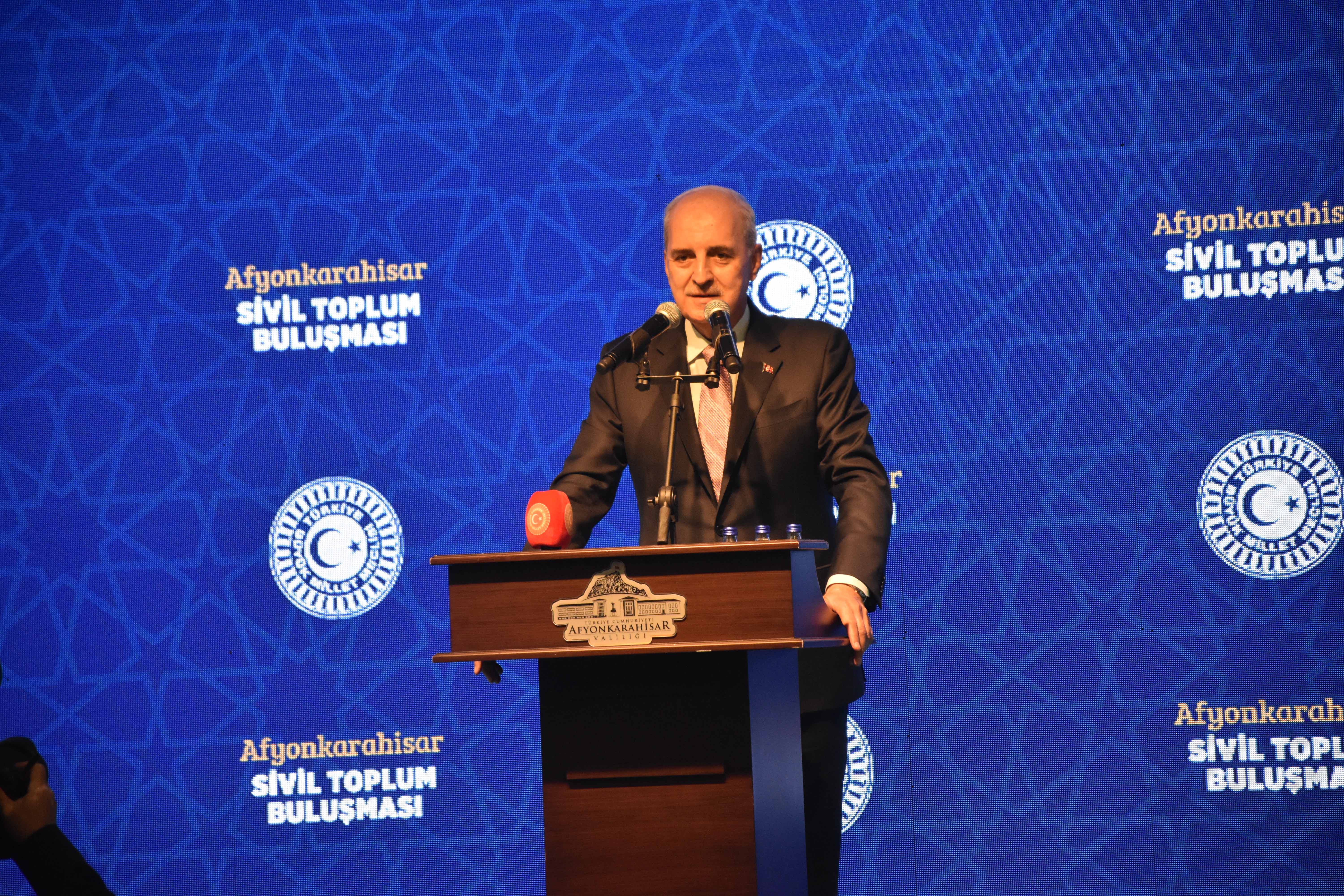 TBMM Başkanı Numan Kurtulmuş: Terörsüz Türkiye sürecine ilişkin mesajlar verdi