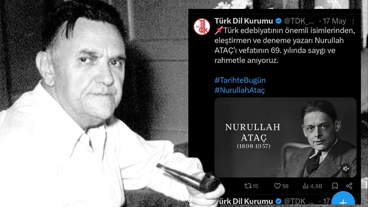 TDK, anma videosuna Nurullah Ataç diye ABD'li ünlü şairi koydu