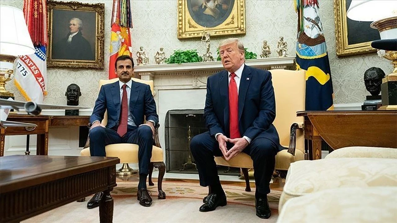 Trump, Katar Emiri Temim ile Orta Doğu'daki gelişmeleri görüştü